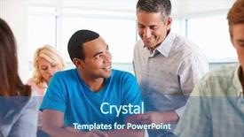  Presentation with helping - Colorful PPT layouts enhanced with informal education - tutor helping student in class backdrop and a ocean colored foreground