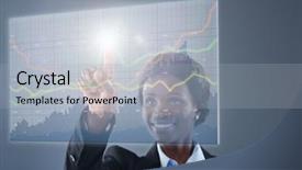  Presentation with hologram - Colorful PPT layouts enhanced with information analysing business information trend backdrop and a light gray colored foreground