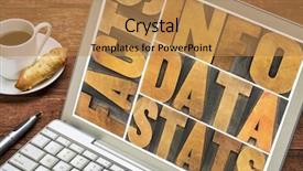  Presentation with cyber security data protection information - Audience pleasing slide deck consisting of information data facts stats word backdrop and a coral colored foreground