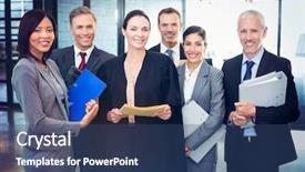  Presentation with information literacy - PPT layouts consisting of information literacy - portrait of lawyer standing together background and a ocean colored foreground