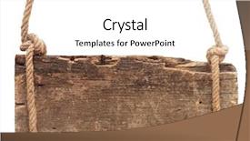  Presentation with wood board - Theme enhanced with information old board background and a white colored foreground