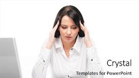  Presentation with working - Beautiful presentation theme featuring christmas angel glass xmas figure backdrop and a dark gray colored foreground