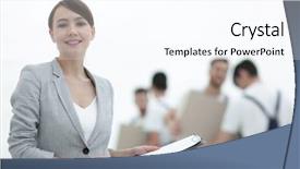  Presentation with crime tape blurred forensic - Audience pleasing presentation theme consisting of information presse logistique - woman manager holding clipboard backdrop and a pink colored foreground