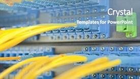  Presentation with information security - Theme consisting of color and beauty abound background and a coral colored foreground