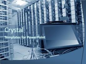 Intel Information Security Wide PPT template 3 | CrystalGraphics