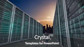  Presentation with walking - PPT layouts featuring information system overview - rear view of businessman walking background and a  colored foreground