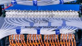  Presentation with information technology - Slides enhanced with information-technology-computer-network background and a light blue colored foreground