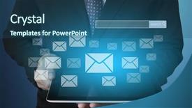  Presentation with touch screen - Audience pleasing slide deck consisting of information technology documentation - touch screen touch- tablet backdrop and a  colored foreground