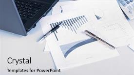  Presentation with information technology - Audience pleasing presentation consisting of information technology information technology architecture - various documents chart and pens backdrop and a light gray colored foreground