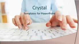  Presentation with intern - Cool new PPT layouts with information technology intern - close-up shot of a manager backdrop and a sky blue colored foreground