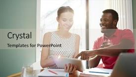  Presentation with annual meeting - Audience pleasing PPT theme consisting of information while preparing for annual backdrop and a lemonade colored foreground