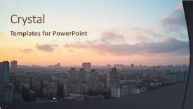  Presentation with bird eye view - Slides enhanced with college infrastructure - bird's eye view background and a  colored foreground