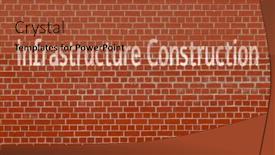  Presentation with utilities - Slide deck featuring infrastructure-construction-developing-essential-public background and a  colored foreground