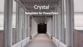  Presentation with building - Amazing PPT layouts having infrastructure hospitals - corridor in a building inside backdrop and a  colored foreground