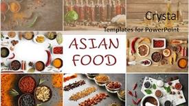  Presentation with superstition different templets - Cool new theme with infusion sets - collage with different spices backdrop and a coral colored foreground