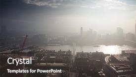  Presentation with paul - Audience pleasing slide deck consisting of ingenierie de formation - rooftop view over london backdrop and a dark gray colored foreground