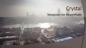  Presentation with paul - PPT layouts consisting of ingenierie de formation - rooftop view over london background and a light gray colored foreground