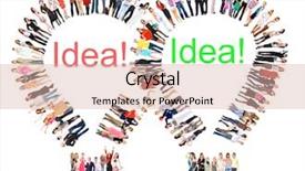  Presentation with groups - Theme featuring ingenious - isolated groups achievement idea background and a lemonade colored foreground