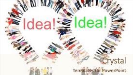  Presentation with corporate diversity - Audience pleasing theme consisting of ingenious - people diversity corporate teamwork backdrop and a cream colored foreground