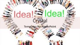  Presentation with corporate - Beautiful theme featuring ingenious - team over white corporate teamwork backdrop and a lemonade colored foreground