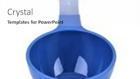  Presentation with measuring ingredient - Slide set with ingredient-measuring-scoop-or-spoon background and a white colored foreground