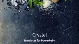  Presentation with sugar cubes - Cool new presentation theme with ingredients for making mojitos ice cubes mint leaves sugar and lime on rustic background backdrop and a navy blue colored foreground