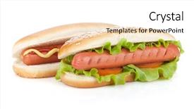  Presentation with dogs - Cool new slide set with ingredients isolated on white background backdrop and a white colored foreground