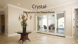  Presentation with defining our way - PPT theme featuring ingress - entry way in a luxury background and a soft green colored foreground