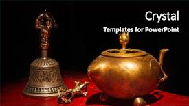  Presentation with water life - Amazing presentation theme having north east inida - tibetan buddhist still life backdrop and a  colored foreground