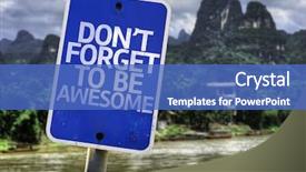  Presentation with forget - PPT layouts with improvement initiative - don't forget to be awesome background and a teal colored foreground