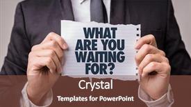  Presentation with waiting - Cool new slides with initiatives - what are you waiting backdrop and a tawny brown colored foreground