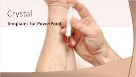  Presentation with vein - Cool new theme with injection-of-a-drug backdrop and a lemonade colored foreground