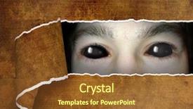  Presentation with look - Audience pleasing slide set consisting of injured animal - dark series - a look backdrop and a tawny brown colored foreground