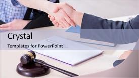  Presentation with health insurance - Audience pleasing PPT theme consisting of injured employee visiting lawyer backdrop and a light blue colored foreground