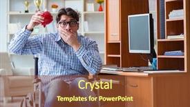  Presentation with electrical disabled vehicles - Cool new presentation theme with injured piggy bank - disabled student studying at home backdrop and a  colored foreground