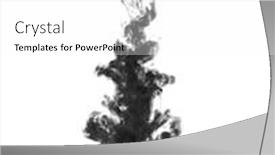  Presentation with ink - Audience pleasing theme consisting of ink floating in water backdrop and a white colored foreground