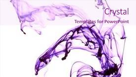  Presentation with water pollution dyes - Audience pleasing presentation theme consisting of ink in water isolated backdrop and a pink colored foreground