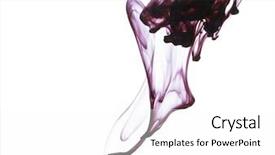  Presentation with water pollution dyes - Theme consisting of ink in water background and a white colored foreground