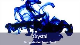  Presentation with ink - PPT layouts featuring ink in water background and a navy blue colored foreground