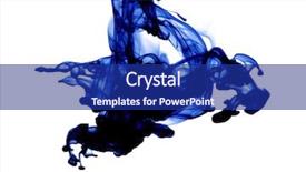  Presentation with water pollution dyes - Audience pleasing slides consisting of ink in water backdrop and a navy blue colored foreground