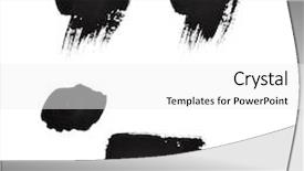  Presentation with ink - Audience pleasing theme consisting of comma - ink marks isolated backdrop and a white colored foreground