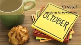  Presentation with october - Cool new presentation theme with ink on a sticky note backdrop and a  colored foreground