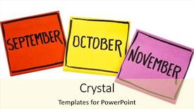  Presentation with black ink - PPT theme having ink on isolated sticky note background and a blonde colored foreground