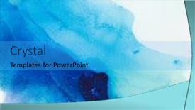  Presentation with high quality - Audience pleasing PPT layouts consisting of ink-paint-abstract-closeup backdrop and a cyan colored foreground