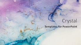  Presentation with high quality - Audience pleasing PPT theme consisting of ink-paint-abstract-closeup backdrop and a light blue colored foreground