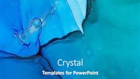  Presentation with high quality - Slide deck featuring ink-paint-abstract-closeup background and a teal colored foreground