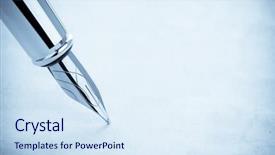  Presentation with parchment - Cool new slides with ink pen and parchment background backdrop and a  colored foreground