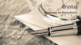  Presentation with ink - Cool new slides with ink pen and watch backdrop and a lemonade colored foreground