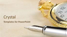  Presentation with parchment - Colorful slides enhanced with cracked colorful glass with network backdrop and a shamrock green colored foreground