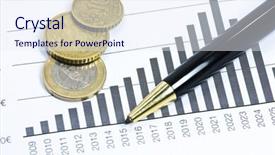  Presentation with ink - PPT theme having ink saving - finances background and a  colored foreground